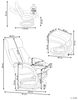 Massagesessel braun Kunstleder Heizfunktion mit Fußhocker FORCE Bild 3
