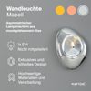 Maytoni Wandleuchte Mabell chromfarben asymmetrisches Design Bild 2