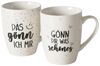 BOLTZE Becher Kaffeebecher Set 2er - Gönn Dir was schönes, Porzellan Bild 2