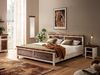 Holzbett 180x200 weiß massivum Perth Landhausbett Altholz rustikal Doppelbett Shabby-Chic Massivholzbett Schlafzimmermöbel Bild 2