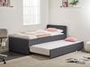 Tagesbett MARMANDE 90 x 200 cm Stoff Dunkelgrau Bild 2