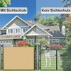 AXT SHADE Balkon Sichtschutz Wetterfest 90x400 cm Balkonverkleidung Balkonabdeckung Balkonbespannung Blickdichte Windschutz und UV-Schutz mit Kabelbinder für Balkongeländer-Sand Bild 5