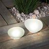 Solar Glas Deko Steinleuchten 2er Set Lichtfarbe neutralweiß 4100K Gartendekoration Solarleuchten esotec 102084 Bild 3