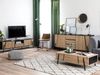 TV-Möbel heller Holzfarbton/schwarz BLACKPOOL Bild 2