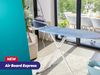 Leifheit Bügelbrett Bügeltisch AirBoard Express M Solid, Bügelfläche 38.0x120.0 cm, Höhenverstellbar, Bügelfläche 120 x 38 cm, auch für Dampfstationen Bild 3