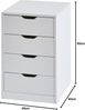 vertbaudet Kinderschreibtisch Kinderzimmer Schubladenelement, 4 Schubladen Bild 3