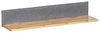 Wenko 62225800, Schweberegal, Wandverteiler, MDF-Platten, Polyester, Grau, Holz, Universal, 1 Regale Bild 1