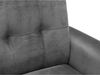 Julian Bowen Monza Sofa, Zweisitzer, dunkelgrau Bild 4