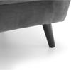Julian Bowen Monza Sofa, Zweisitzer, dunkelgrau Bild 5