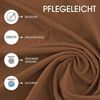 CelinaTex Jersey Topper Spannbettlaken Lucina 180x200-200x200 cm Schoko braun 100% Baumwolle gekämmt bis 12cm Matratzenhöhe Oeko-TEX Bild 5