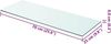 vidaXL Regalböden 2 Stk. Glas Transparent 70x25 cm 3051570 Bild 2