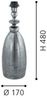 Eglo 49171 Tischleuchte Vintage SAWTRY Ø 17cm in nickel Bild 2