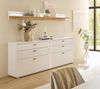 Sideboard Bellport in weiß matt und Eiche 200 cm Bild 2