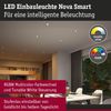 LED Einbauleuchte Nova Coin rund 84mm 50° RGBW+ 3x6W 3x500lm 230V Gold matt Aluminium Bild 2