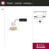 LED Einbauleuchte Nova Coin rund 84mm 50° RGBW+ 3x6W 3x500lm 230V Gold matt Aluminium Bild 4