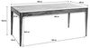 Kare Design Tisch Brooklyn Walnut, Esszimmertisch aus Massivem Sheesham-Holz, Holztisch, Massivholztisch, Dunkelbraun gebeizter Esstisch, (H/B/T) 76 x 200 x 100 cm Bild 5