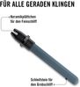 Victorinox Dual Messerschärfer, Schärfen von geraden Klingen, für Grob- und Feinschliff, Swiss Made, schwarz/rot Bild 4