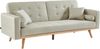 BAÏTA Ecksofa Kelly 3-Sitzer, Stoff, Beige Bild 3