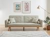 BAÏTA Ecksofa Kelly 3-Sitzer, Stoff, Beige Bild 2