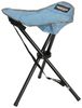 3Bein Dreibeinhocker Campinghocker Anglerhocker Tragegurt Petrol H51cm Bild 2