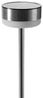 3 Stück Solar Garten Wegeleuchte aus Edelstahl mit je 6 warm-weißen LED beleuchtet, ca. 103 cm hoch, moderne Solarlampen für außen Bild 3