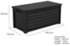 Keter Gartenbox "NORTHWOOD" 623L 157x72x69cm Deckel bis 270kg belastbar, abschließbar Bild 2