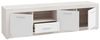 Forte BACCIO TV-Schrank 180, modernes Lowboard, 3 -türig, 1 Schublade, Holzwerkstoff, Artisaneiche Holzdekor|Weiß, 177,4 cm breit x 49,9 cm hoch x 41 cm tief Bild 5