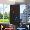 WOLTU Verdunklungsrollo ohne Bohren Schwarz 110x210 cm (BxH), Thermorollo Klemmfix Fensterrollo Seitenzugrollo easyfix Verdunkelung Rollos Sichtschutz und Sonnenchutz, Klemmrollo für Fenster & Tür Bild 2
