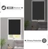WOLTU Verdunklungsrollo ohne Bohren Schwarz 110x210 cm (BxH), Thermorollo Klemmfix Fensterrollo Seitenzugrollo easyfix Verdunkelung Rollos Sichtschutz und Sonnenchutz, Klemmrollo für Fenster & Tür Bild 3