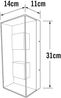 KONSTSMIDE No. 7936-310 Aussenwandleuchte Sanremo LED 3000 K grau 14x31 cm Bild 4