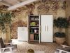 Keter Aufbewahrungsschrank mit Einlegeböden Groove Beige Sandfarben 445044 Bild 4