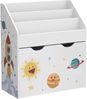Songmics Spielzeugregal, Bücherregal für Kinder, Kinderzimmerregal mit 3 Fächern und herausziehbarer Spielzeugkiste mit Rollen Bild 4
