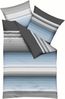Kaeppel Bettwäsche Kaeppel Linon Renforcé Bettwäsche 2 tlg. Continue Taube Blau Grau, Renforcé, 2 teilig, elegante Bettwäsche mit Streifenmotiv, Baumwolle Bild 4