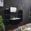 HOME DELUXE Badmöbel Komplettset WANGEROOGE BIG DELUXE XL - Schwarz Made in Germany Bild 2