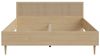 Forte CALASETTA Bettgestell 180x200 cm, Boho-Bettgestell, Holzwerkstoff, Elegancia Eiche |Technorattan, 187,4 cm breit x 90 cm hoch x 206 cm tief Bild 3