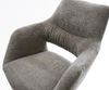 Barstuhl Yago-Flex Bouclé Soft Schlamm Freischwinger Flach Edelstahl Silberfarben Taschenfederkern Bild 5