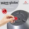 Scheurich Übertopf Wave Globe Serie 250 schwarz granit Ø 30 cm Bild 5