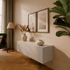 Platan Room Lowboard Kira, TV Schrank Fernsehschrank 105 / 140 / 210 / 280 cm breit Kaschmir Matt Bild 2