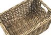 Kobolo Aufbewahrungskorb Regalkorb Rattan kubu mit Grifflöchern – Größe S Bild 4