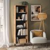 Bücherregal Amber Eiche Wotan 60 x 186.6 cm Vicco Bild 5