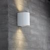 Canto LED-Wandanbauleuchte, 10W, 2LEDs, 3000K, 700lm, weiß, Konverter, Glas klar, IP44 Bild 4