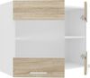 VCM Küchenmöbel Hängeschrank Esilo 918654 Weiß / Sonoma-Eiche H. 60 x B. 80 x T. 31 cm Bild 3