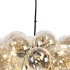 Qazqa Pendelleuchte Uvas, ohne Leuchtmittel, Warmweiß, QAZQA Hängeleuchte, g9, Gold, Glas, Art Deco Bild 3