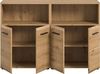 Badezimmer-Set >Ice< in artisan oak - 120x80x30cm (BxHxT) Bild 5