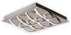 LED Deckenleuchte chrom, opal Näve Manchester 8 flg. 2160lm m. Stepdimmer Bild 5