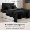 twenty:three® Bettbezug Lyocell Deckenbezug Jet Black, Atmungsaktiv, Ultraweich, 100% TENCEL™ Lyocell Bild 4