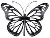 Spetebo LED Dekofigur Solar Wandbild Schmetterling schwarz mit 31 LED, Dämmerungssensor, LED fest integriert, warm weiß, solarbetrieben Bild 5