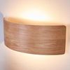 Lindby Wandleuchte Rafailia, LED, Holz warmweiß IP20, LED 7,5 W gesamt, warmweiß Bild 2