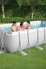 Bestway Power Steel Stahlrahmenbeken - 404 x 201 x 100 cm - Mit Filterpumpe und Leiter 6. 478 L Bild 2