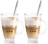 Excellent Houseware Set von zwei Tassen und Löffel für LATTE MACCHIATO () - 50856628 Bild 1